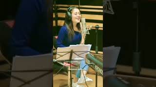 "Deewane Ruk Ja" Neha Kakkar Recording the song Unseen Video | Looking so cute in the video #shorts