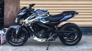 Ns200 custom wrap | fully modified ns200 | i got something new for my bike