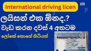 How to get the international driving license in sri lanka | රියදුරු බලපත්‍රය / @SLdamiya