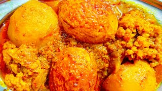 Alu, Dim r Fulkopir Dalna | আলু, ডিম আর ফুলকপির ডালনা | Dim Fulkopir Recipe | Egg Cauliflower Curry