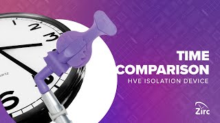 Zirc's Mr. Thirsty® One-Step | HVE Isolation Device Time Comparison