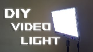 How to make LED light panel | DIY video light