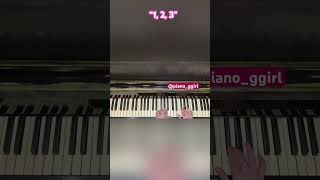 “1, 2, 3” Sofia Reyes feat. Jason Derulo & De La Ghetto. EASY Piano Cover. #shorts