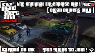 🔵GTA V ONLINE PS4 CarMeet Live|Racing|Cruising|Stunt Jobs|OldGen|Road To 12K|🚨