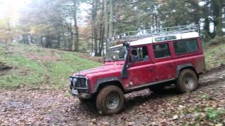 Land Rover Defender 110 at Brickhill