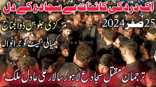 Ik Dard Ki Kainat Hai Sajjad Ka | 25 Safar 2024 Markazi Jaloos Zuljanah | Tarjuman Maqtal e Sajjad