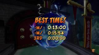 Crash Bandicoot N'Sane Trilogy - Midnight Run - Platinum Relic [13 Seconds]