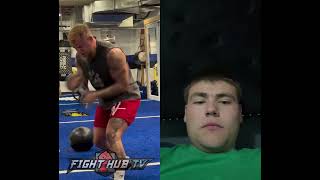 Jake Paul training for Mike Perry Offical #jakepaul #mikeperry #youtube #shorts #trending