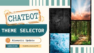 Aiomatic Update: Chatbot Color Theme Selector