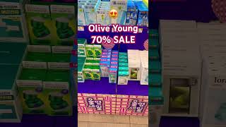 Olive Young 70% Sale . #barbi #makeupremover #kbeauty #koreanskincare