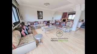 Location Jolie VILLA Meublée avec JARDIN, 5 Chambres, Quartier AIN DIAB à Casablanca