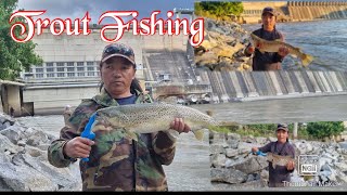 Trout Fishing Hume Dam Wall Murray River