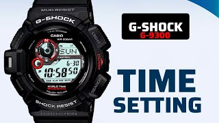 How To Setting Time G SHOCK G-9300 Digital Time Watch