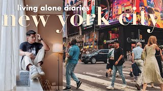 NEW YORK CITY VLOG 🗽 living alone in a fancy apartment in NYC ❕️my $5,400/month apartment in NYC