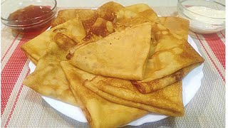 Простой рецепт вкусных блинов  / Simple Recipe of Delicious Crepes