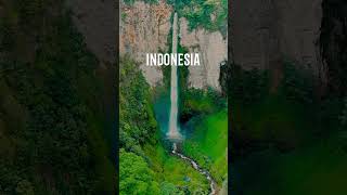 Hidden Waterfall In Indonesia 🏞 #shorts #viral #Indonesia