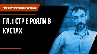 Практика управления проблемами. Гл.1 Стр 6 Рояли в кустах