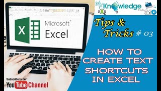 Create Text Shortcuts in Excel | How to add text in shortcut | Excel Tips and Tricks | Excel Tips