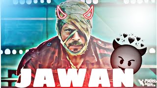 JAWAN MOVIE EDIT|| SRK Attitude Status 😈⚠️ Slow And Reverse #jawanmovietrailer #edits #status