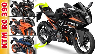 2024 KTM RC 390 Unveiled with New Colours : RC 200 & RC 125 Gets New Color Schemes For 2024 !