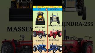 JCB vs Swaraj-744 vs Massey Ferguson❓#shorts #jcb