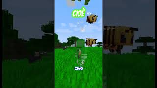 Il segreto nel pungiglione delle api Minecraft ITA  #minecraftshorts #minecraft #shorts