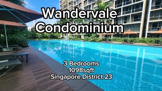 Wandervale Condominium | Singapore District 23 | 3 Bedroom 1098sqft