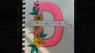 Blooming letter - D💐