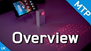 3-in-1 Bluetooth Laser Keyboard - Overview video -  MyTrendyPhone