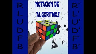 Notación de algoritmos en el cubo de Rubik | Tutorial | HD