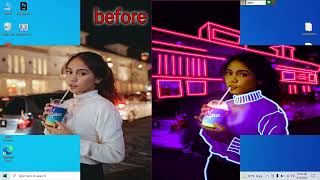 Glow Effect ~ adobe Photoshop Tutorial  / Glowing Lines Effect 2022