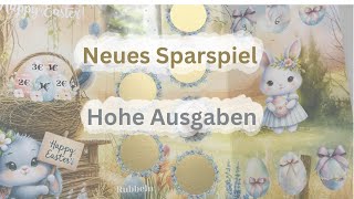 1. Wochenabschluss im März und ein neues 🐰🐰🐰Sparspiel🐰🐰🐰#umschlagmethode #budgeting