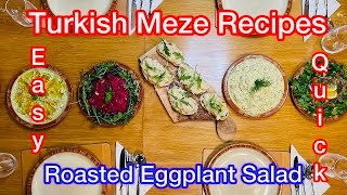 How to Make Roasted Eggplant Salad? "Healthy and Flavorful:#vegetarian #easyrecipe #saladideas #yum