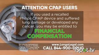 LONGO LEGAL TV SPOT CPAP USERS ISPOT.TV