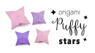 3D Origami Puffy Star Tutorial - Hanging Decoration - Paper Kawaii