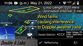 Wind Farms Interfering with Doppler Weather Radar #Shorts