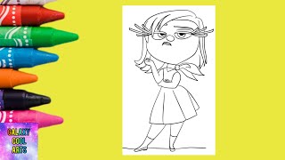 Disgust From Inside Out Coloring Pages #coloring_pages #coloring  #disgust