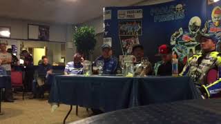 Poole Pirates v Somerset Rebels. 13/8/18 Press conference.