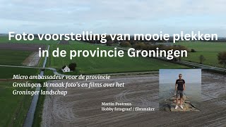 Foto voorstelling vanuit de lucht  van de provincie Groningen