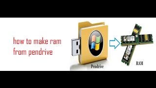 Use Pendrive As RAM: Boost your PC with pen drive Virtual RAM (Windows 10 Win 7 & Win 8)