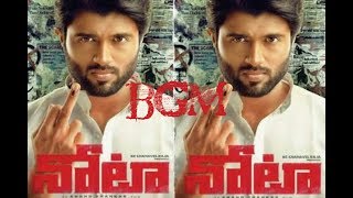 NOTA Movie BGM |  Music | Vijaya Devakonda,Mehrene Kaur Pirzada #NOTA