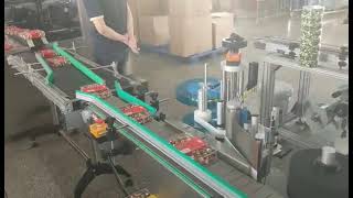 Automatic cartoning sleeve labeling machine + weighing line自动装盒套标机+称重线