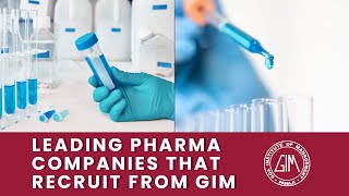 Leading Pharma and Financial Companies that recruit from Goa Institute of Management