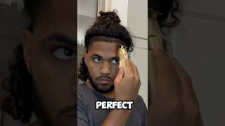 The BEST Tapered Hairline Tutorial😈💜 #barber #lineup #shorts