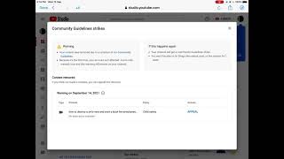 Why my video was removed
