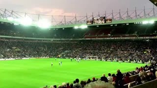 11/5/16 Sunderland v Everton fans singing are you watching Newcastle after the 3rd goal