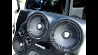 Crescendo HUMMER - New doors IN.  10 Crescendo MP10s, TWO c1600.2s, TWO 1000c4s