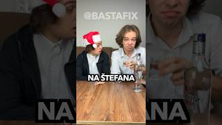 Štefanská môže dopadnúť aj tak 😬Na Štefana teda 🥃 Hej nanana #BastaFix #Štefan #Paródia #Vianoce