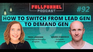 How to switch from lead gen to demand gen: Cognism case study with Fran Langham