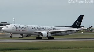 (4K) YVR WINDY Morning Plane Spotting - Vancouver, Canada